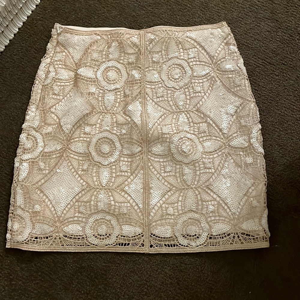 Express Sequin Mini Skirt